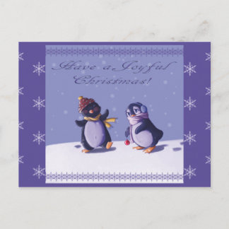 Carte postale Joyeux Penguins