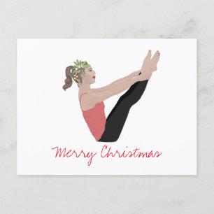 Carte postale Joyeux Pilates de Noël