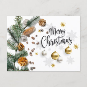 Carte Postale Joyeux pin de Noël