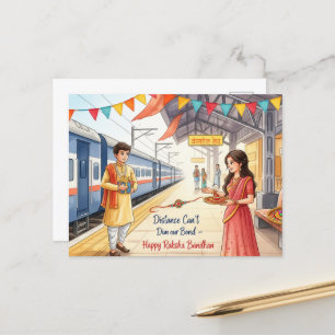 Carte Postale Joyeux Rakhi, Raksha Bandhan