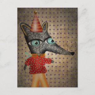 Carte Postale Joyeux Renard d'anniversaire