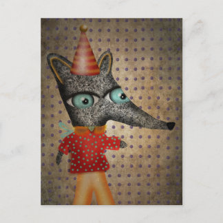 Carte Postale Joyeux Renard d'anniversaire