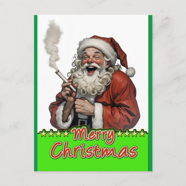 Carte Postale joyeux santa claus (Devant)