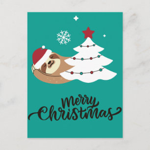 Carte postale Joyeux Slothmas