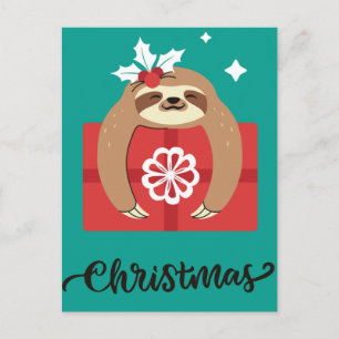 Carte postale Joyeux Slothmas