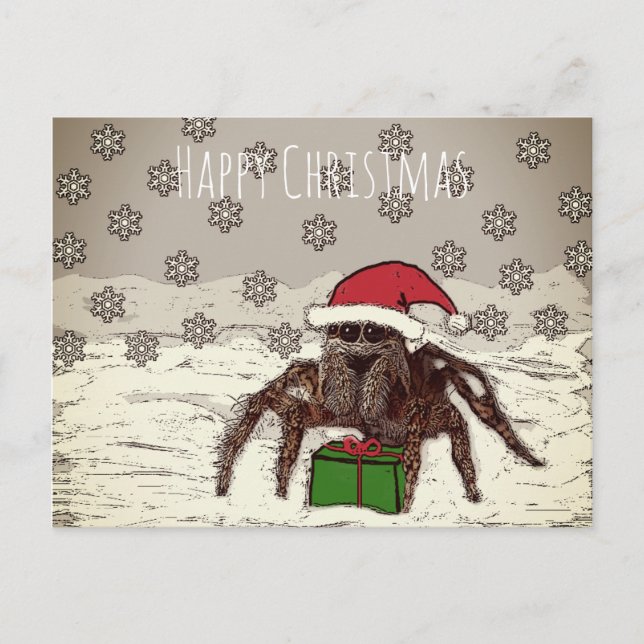 Carte postale Joyeux Spider Christmas (Devant)