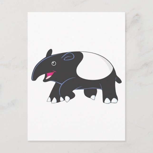 Carte Postale Joyeux Tapir (Devant)