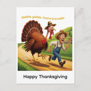 Carte Postale Joyeux Thanksgiving