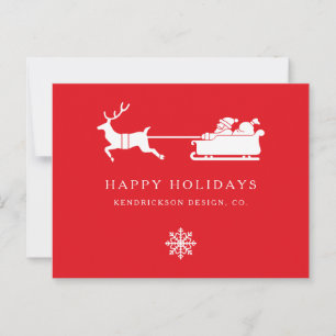 Carte Postale JOYEUX VACANCES SANTA CLAUS Corporate Business Pos