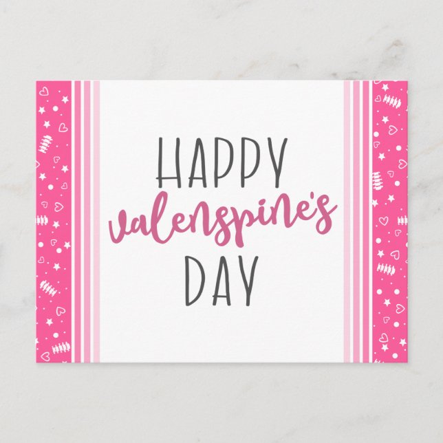 Carte Postale Joyeux Valenspine's Day, Chiropratique (Devant)