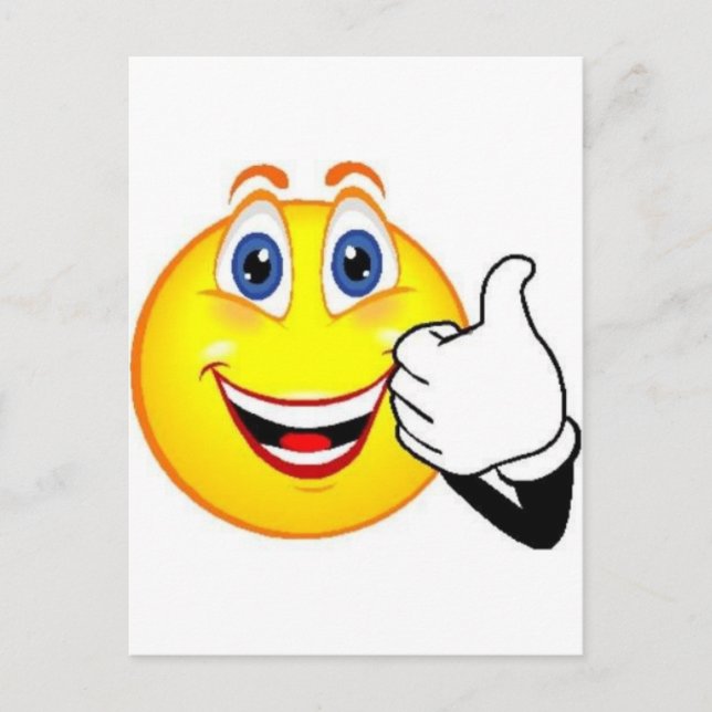 Carte Postale Joyeux visage (Devant)