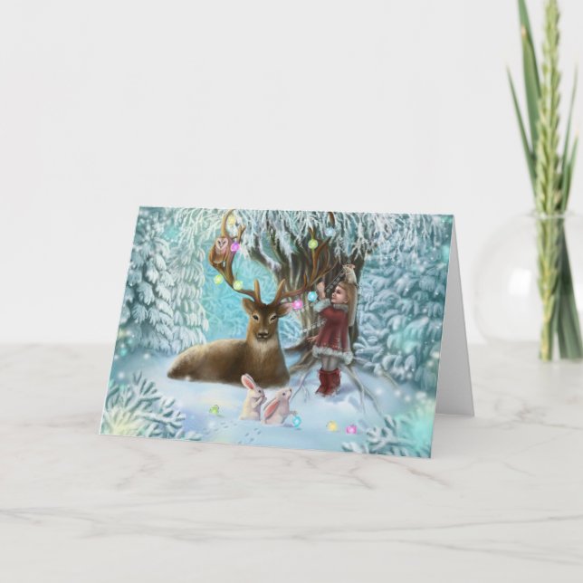 carte postale joyeux xmas (Devant)