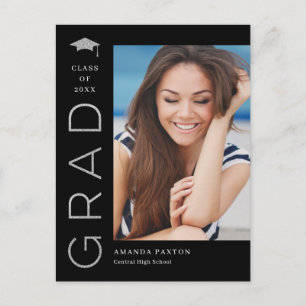 Carte postale Joyful Grad Editable Color Graduatio