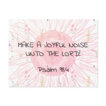 Joyful Noise 2 Psalm 98:4 Christian Scripture