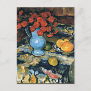 Carte Postale Jozef Pankiewicz, Still Life with Blue Vase,