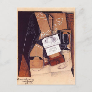 Carte Postale Juan Gris - Le Coffee Grinder