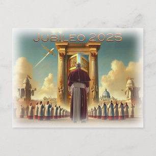 Carte Postale Jubilé 2025 Vatican, idée cadeau souvenir de voyag