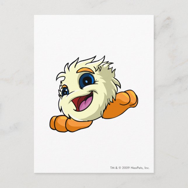 Carte Postale JubJub blanc (Devant)
