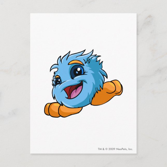 Carte Postale JubJub bleu (Devant)