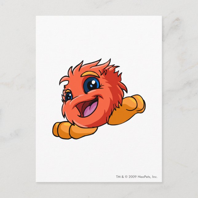 Carte Postale JubJub rouge (Devant)