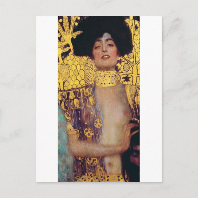 Carte Postale Judith (Dame en or), Gustav Klimt (Devant)