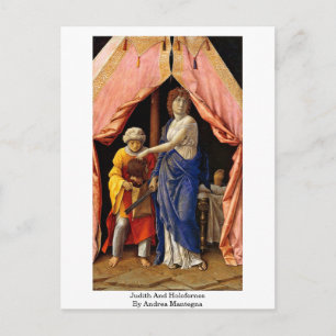 Carte Postale Judith Et Holofernes Par Andrea Mantegna