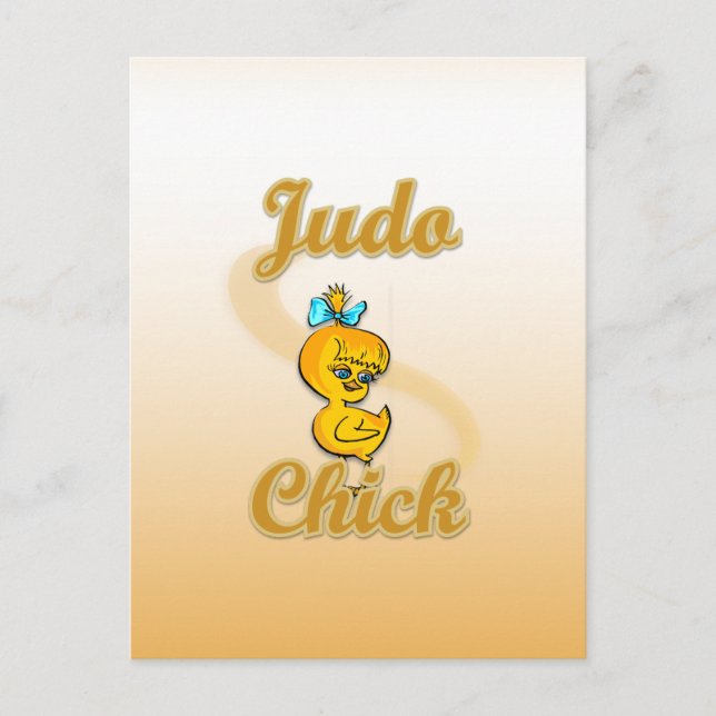 Carte Postale Judo Chick (Devant)
