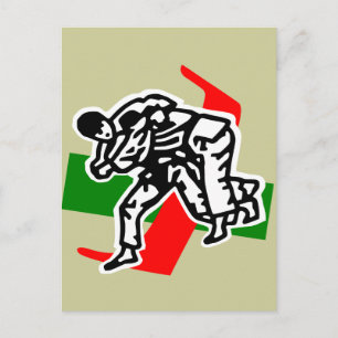 Carte Postale judo ju jitsu