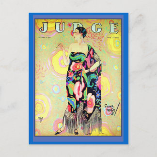 Carte Postale Juge Magazine Couverture 1926