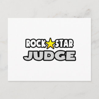 Carte Postale Juge Rock Star