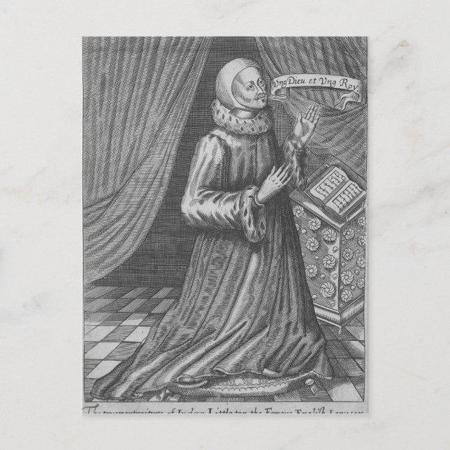 Carte Postale Juge Thomas Littleton, 1628 (Devant)