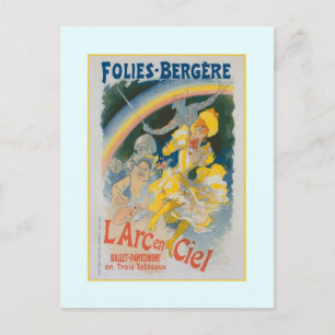 Carte Postale Jules Chéret, publicité, 1890