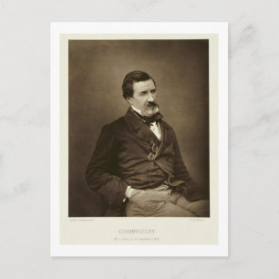 Carte Postale Jules Francois Felix Husson, "Champfleury" (1821-8