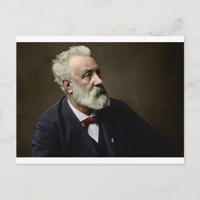 Carte Postale Jules Verne en 1892 (Devant)