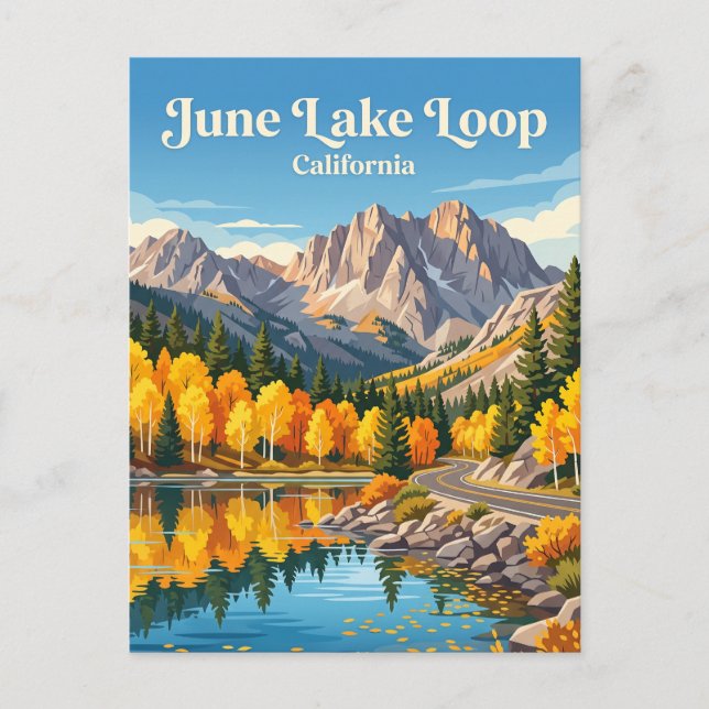 Carte Postale June Lake Loop États-Unis (Devant)