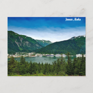 Carte Postale Juneau, Alaska Mountain Scene