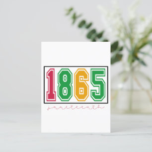 Carte Postale Juneteenth - Histoire des Noirs