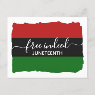 Carte Postale JUNETEENTH Moderne Vraiment Libre