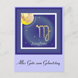 Carte Postale Jungfrau 23. Août bis 23. Septembre Postkarte