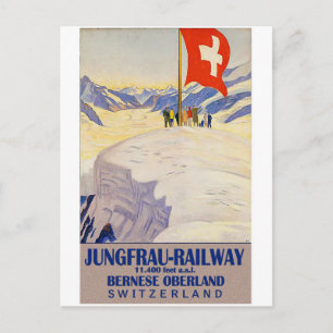 Carte Postale Jungfrau Railway, Oberland bernois, Suisse