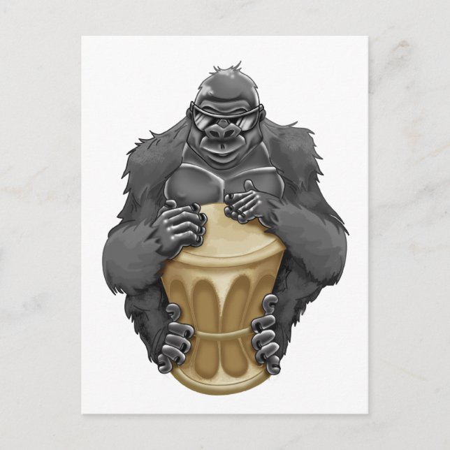 Carte Postale Jungle Beat (Devant)