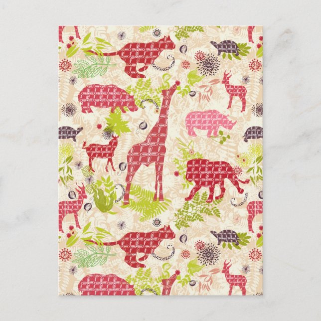 Carte Postale Jungle paradise (Devant)