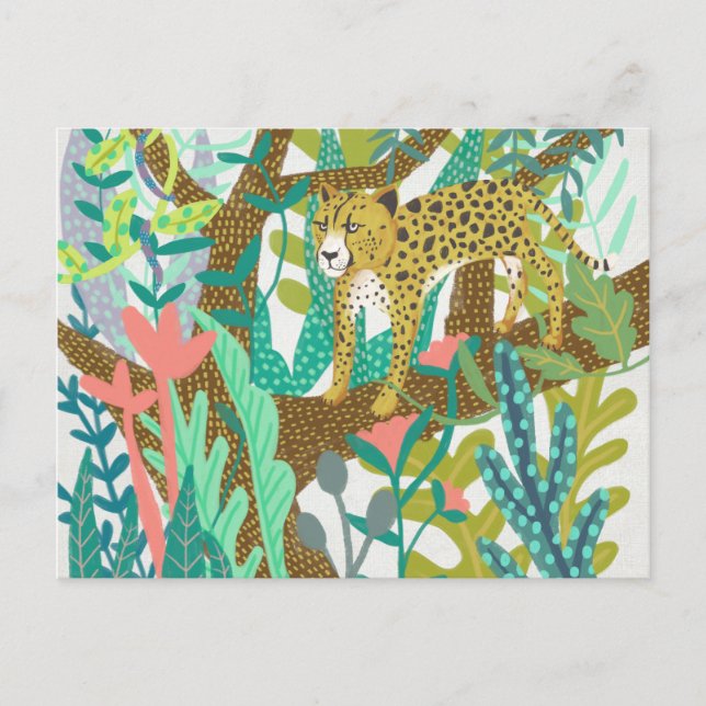 Carte Postale Jungle Roar - Cheetah (Devant)