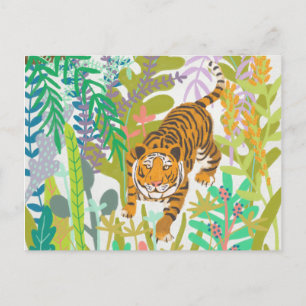 Carte Postale Jungle Roar - Tigre