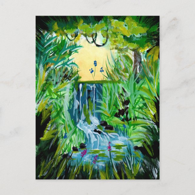 Carte Postale Jungle Springwater (Devant)