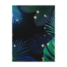 Jungle tropicale | Chevauchement des Feuilles de M