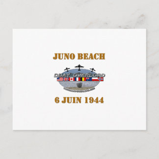 Carte Postale Juno Beach 1944 Normandie