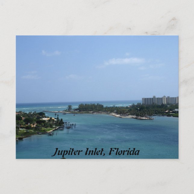 Carte Postale Jupiter Inlet (Devant)