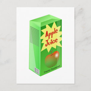 Carte Postale Jus de pomme