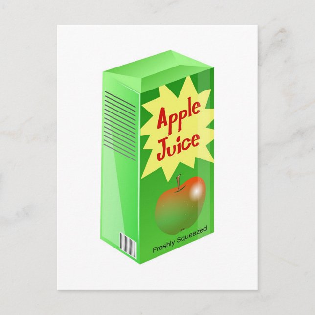 Carte Postale Jus de pomme (Devant)